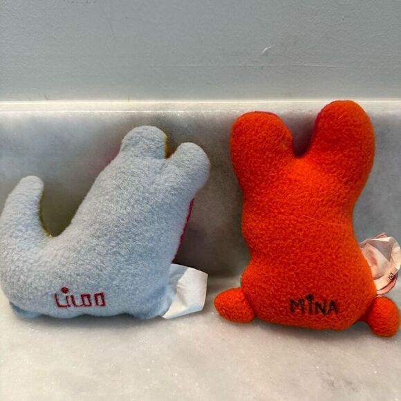 Lot Of 2 Mini Pooki Liloo And Mina Cuddle Plush Toy Set Multicolor OS - Picture 3 of 6